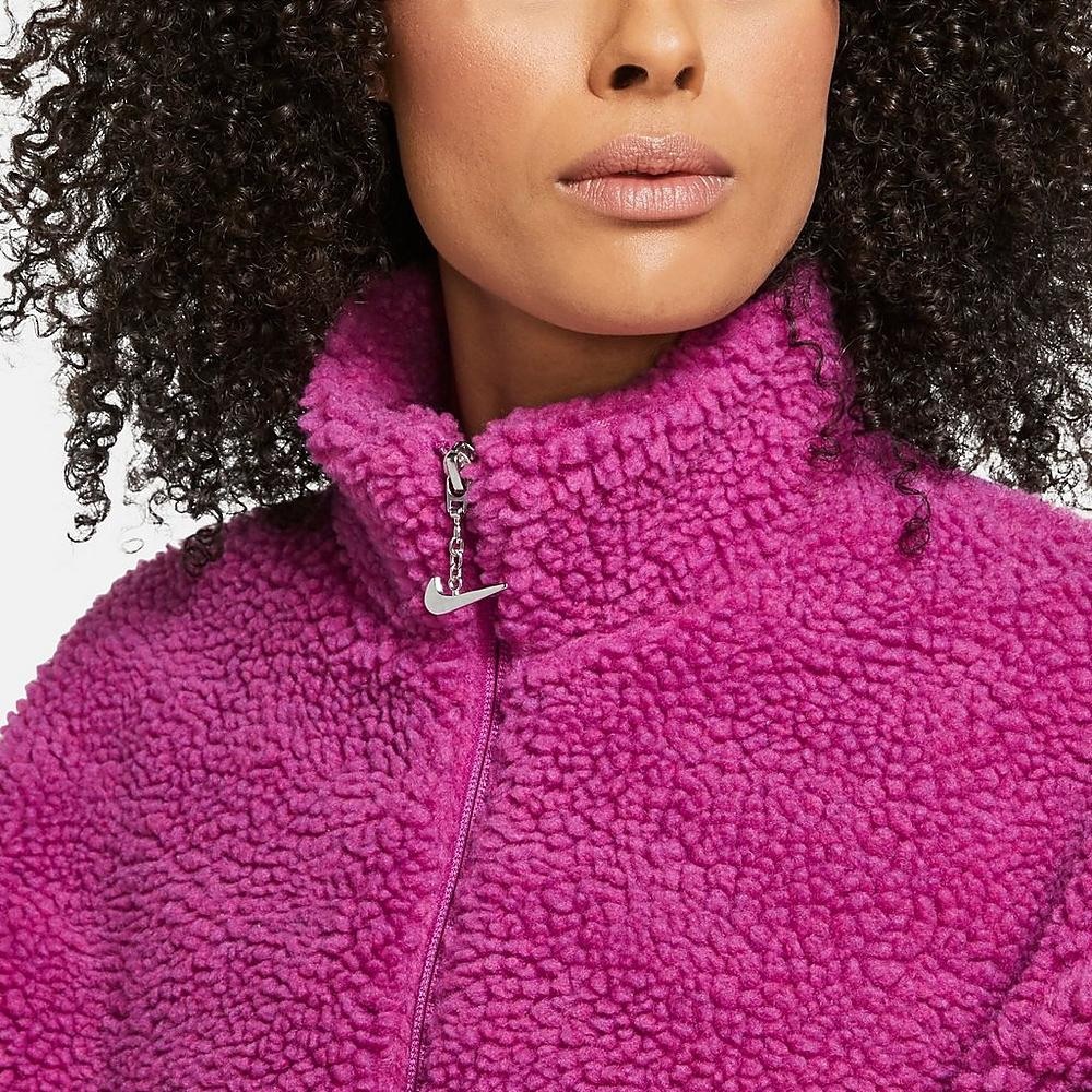 New Nike Sportswear Sherpa teddy Fleece Jacket - Picture 4 of 9